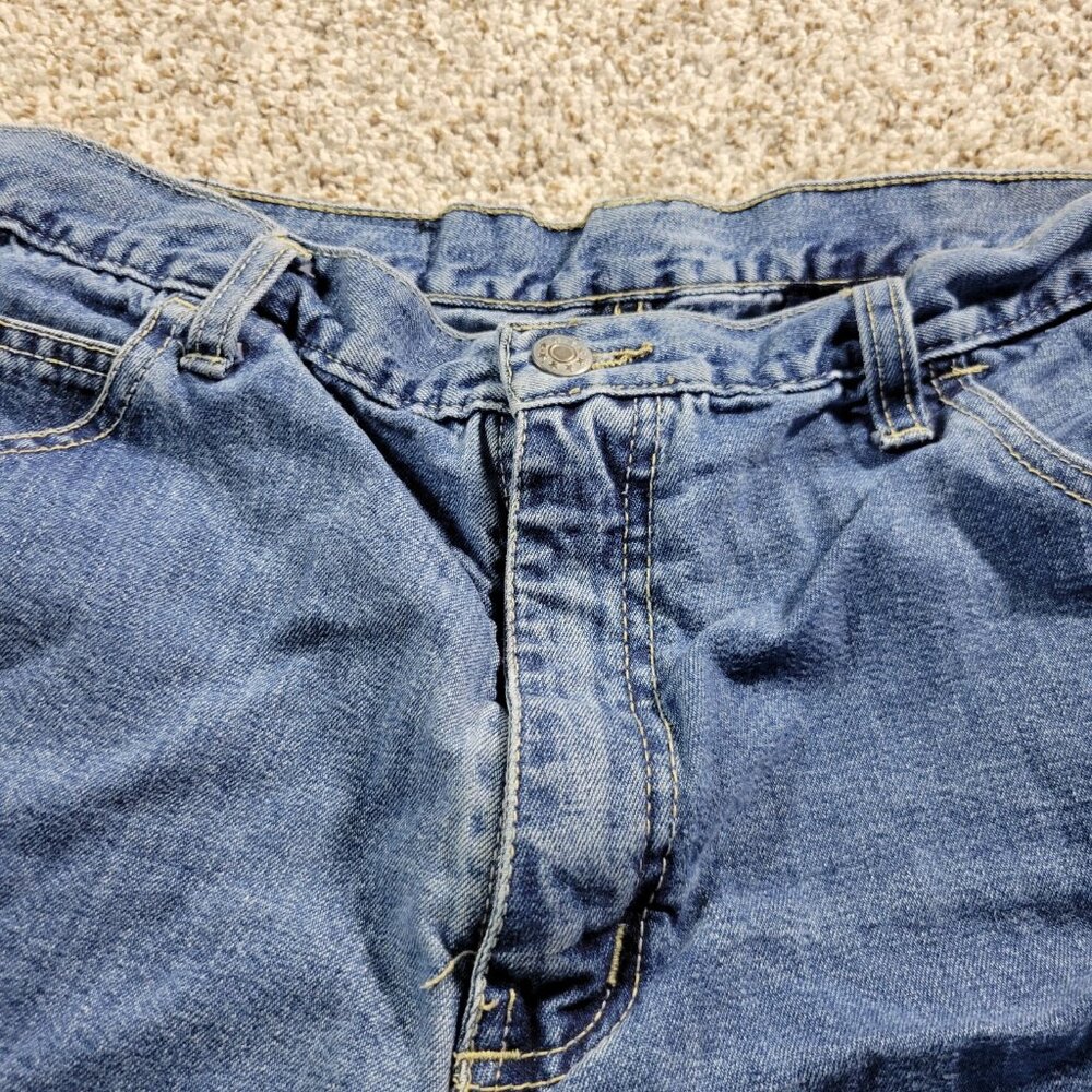 Vintage Tommy Jeans Denim Shorts Juniors 15/16 Big Flag Dark Wash Tommy Girl - Picture 3 of 8